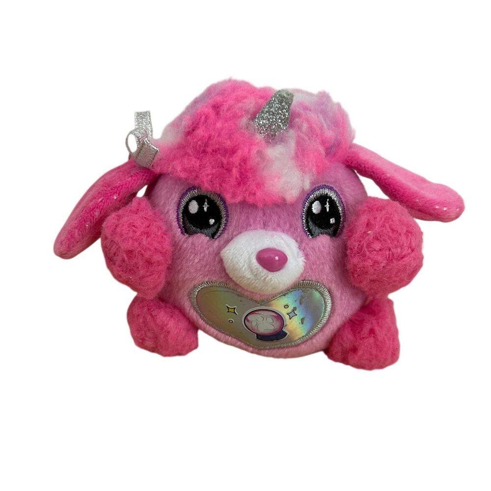 Russ Berrie Pink Unicorn Dog Plush Toy – Sparkly Heart Fantasy Stuffed Animal